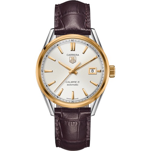 Tag Heuer Carrera 39mm Silver Dial Men's Watch WAR215B-FC6181